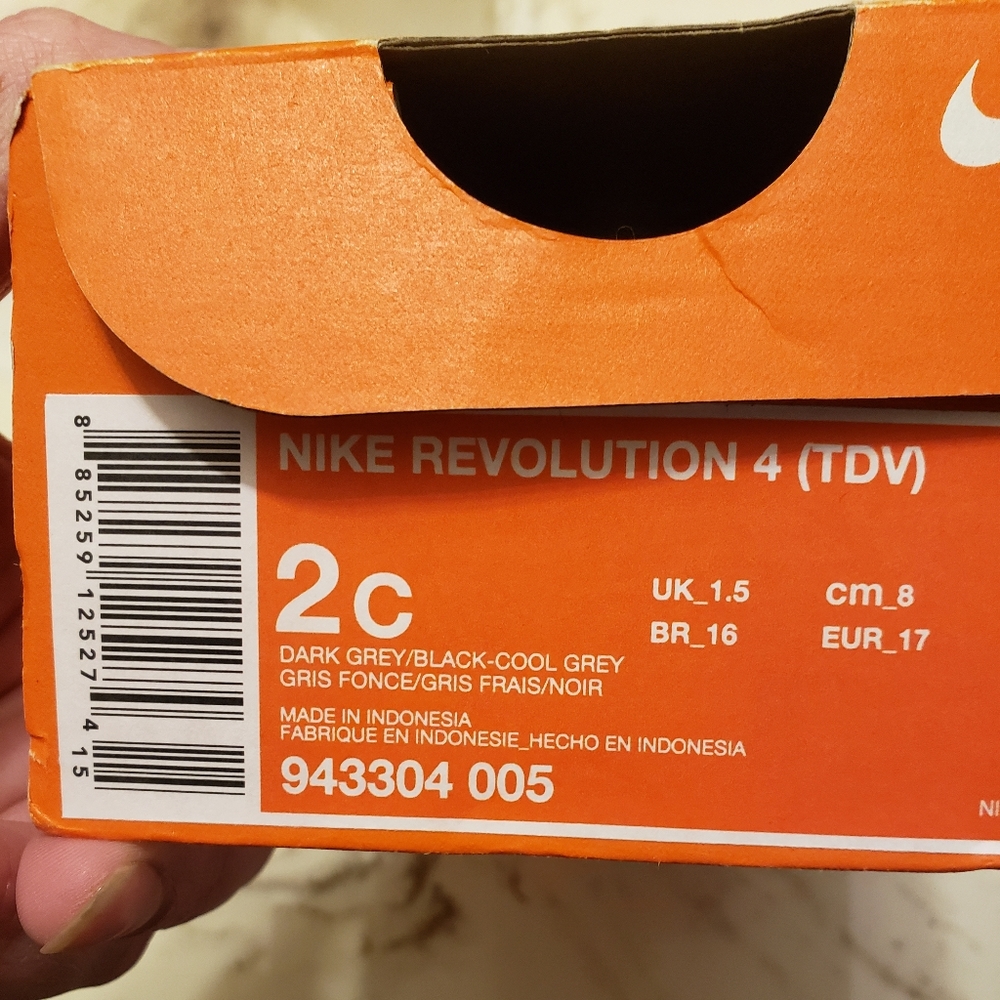 Nike tennis shoes.